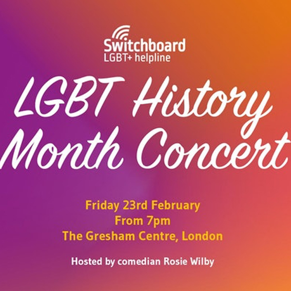Switchboard LGBT History Month Concert
